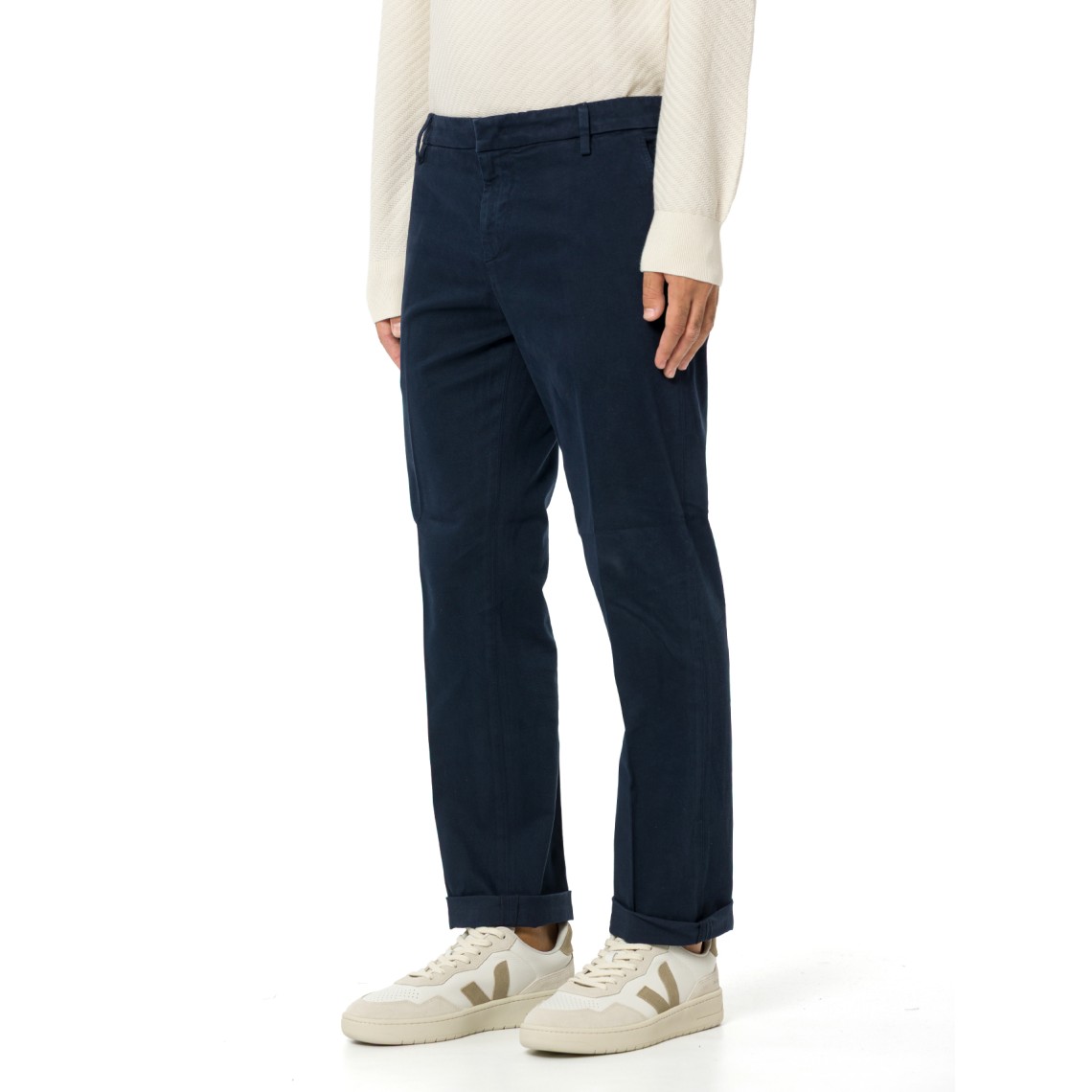 Pantaloni chino Gaubert relax Dondup in cotone stretch