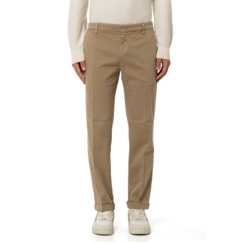 Pantaloni chino Gaubert relax Dondup in cotone stretch