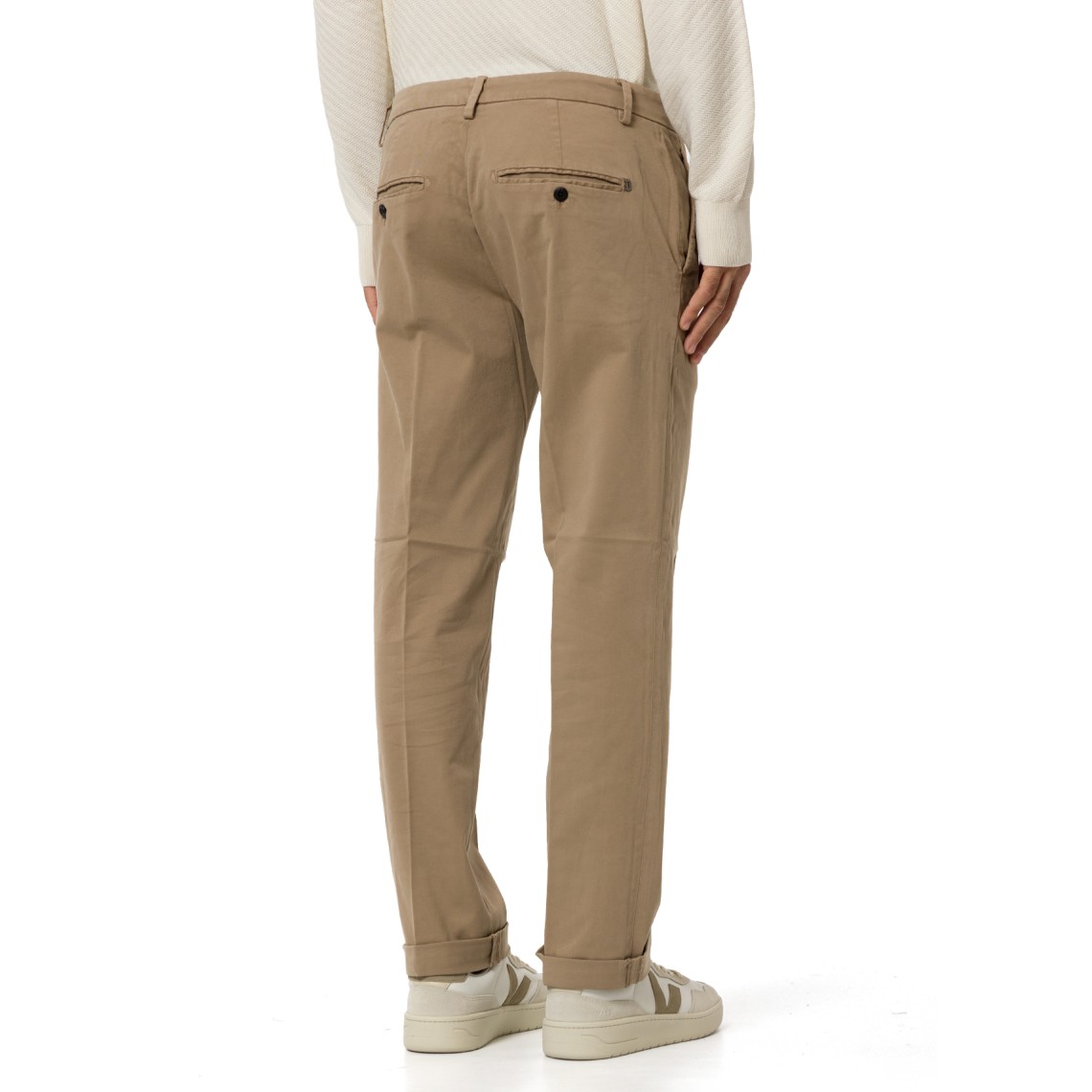 Pantaloni chino Gaubert relax Dondup in cotone stretch