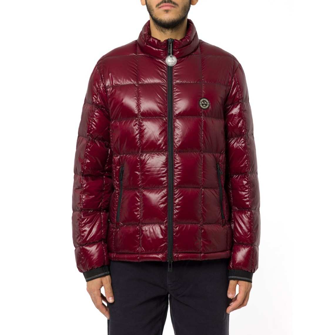 Piumino lucido trapuntato Armani Exchange