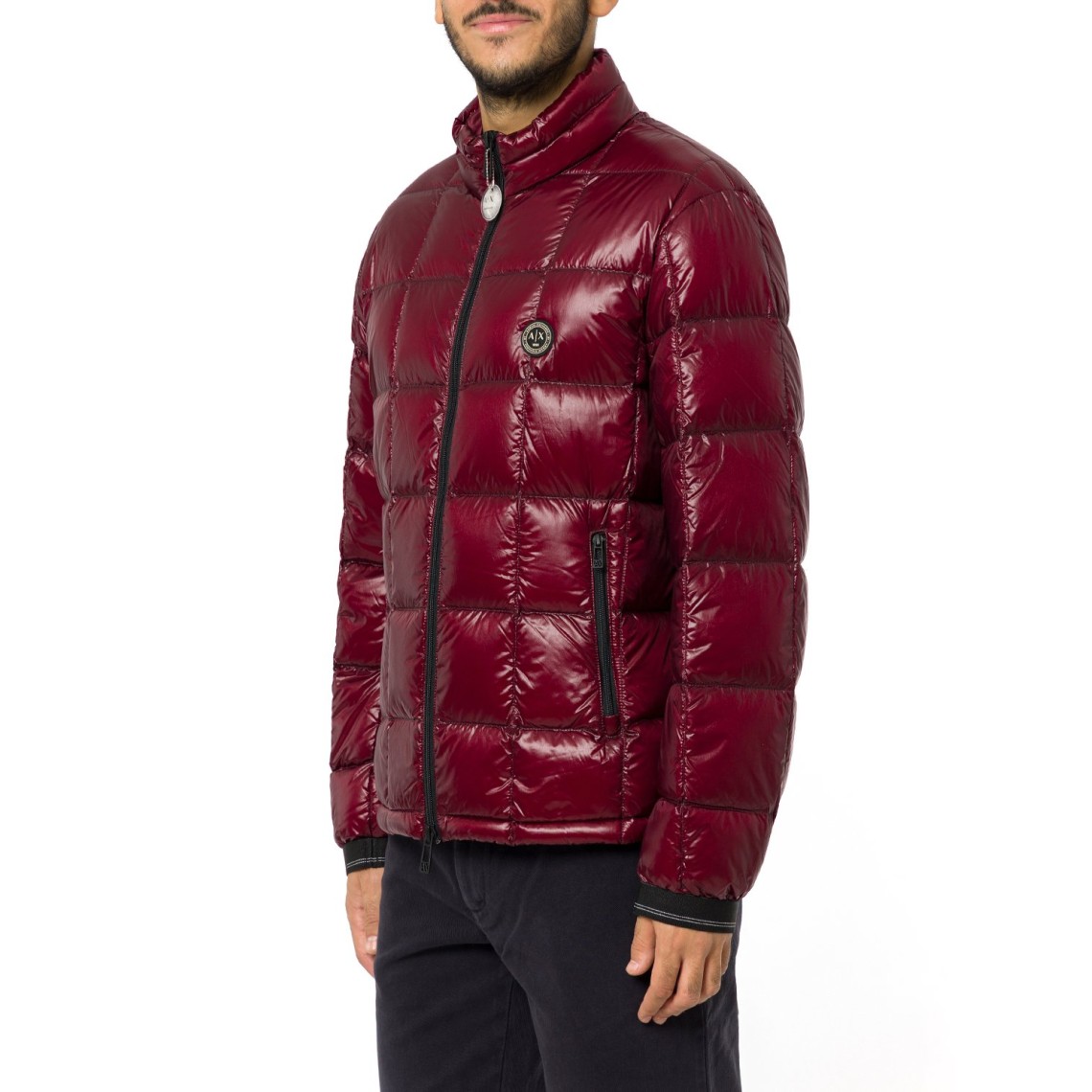 Piumino lucido trapuntato Armani Exchange