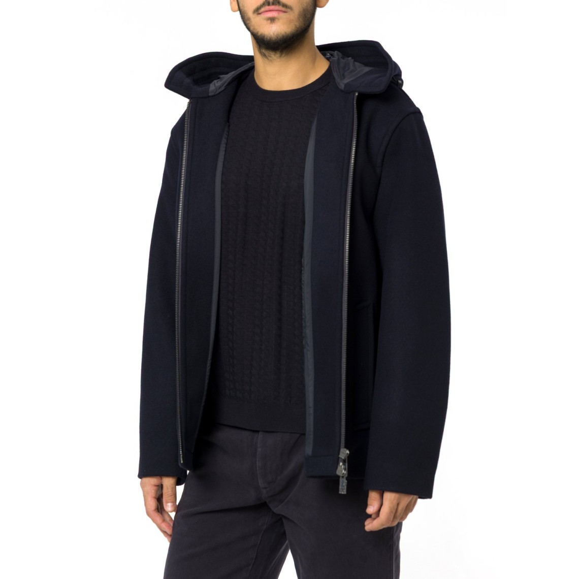 Giaccone con cappuccio Armani Exchange