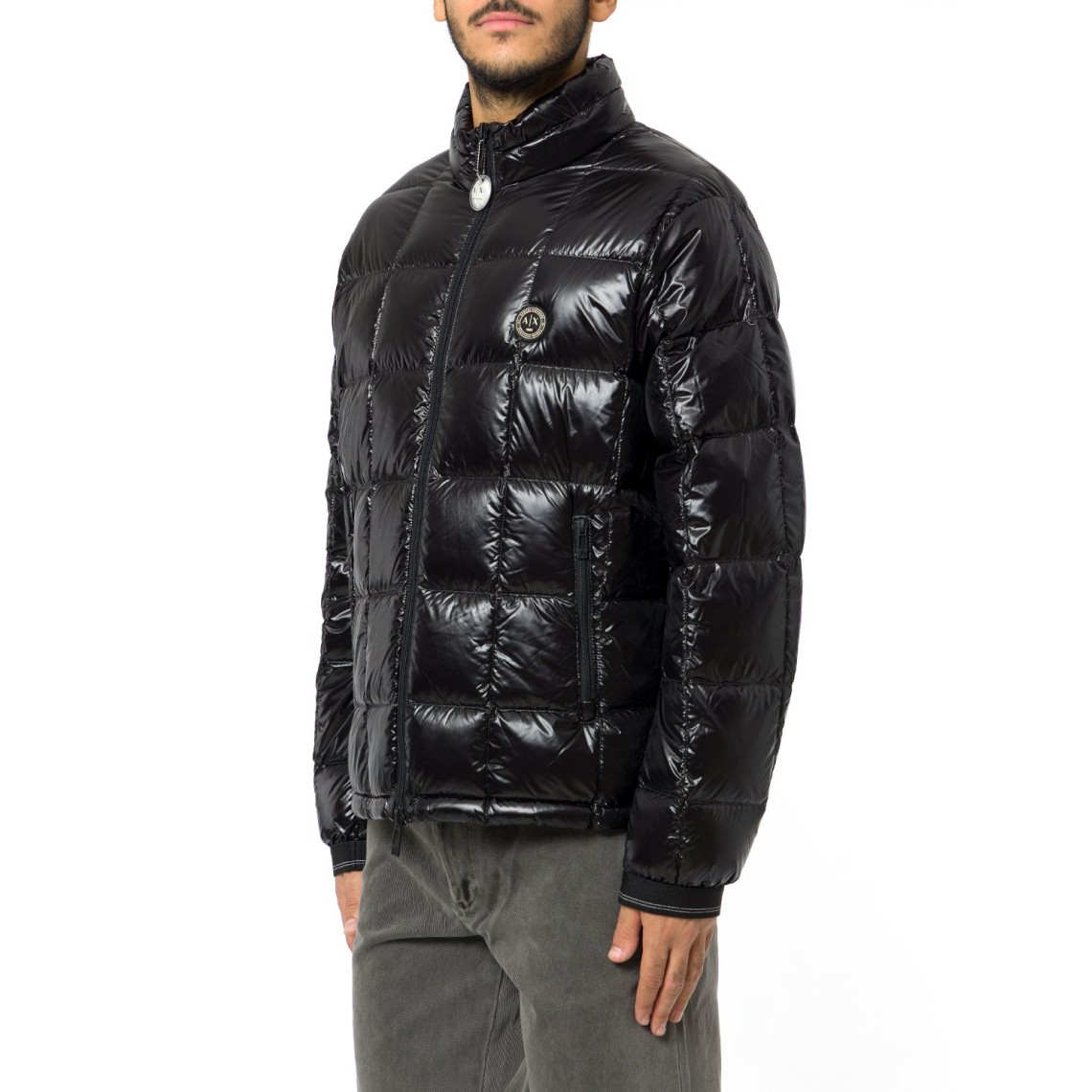 Piumino lucido trapuntato Armani Exchange