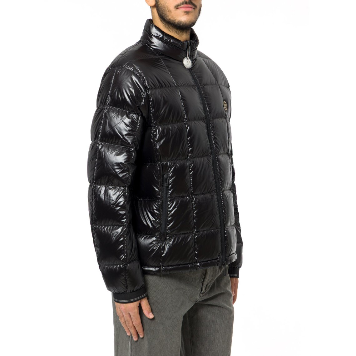 Piumino lucido trapuntato Armani Exchange