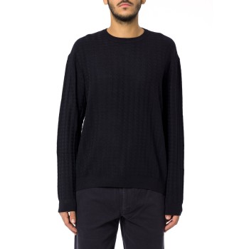 Pullover girocollo in viscosa Armani Exchange