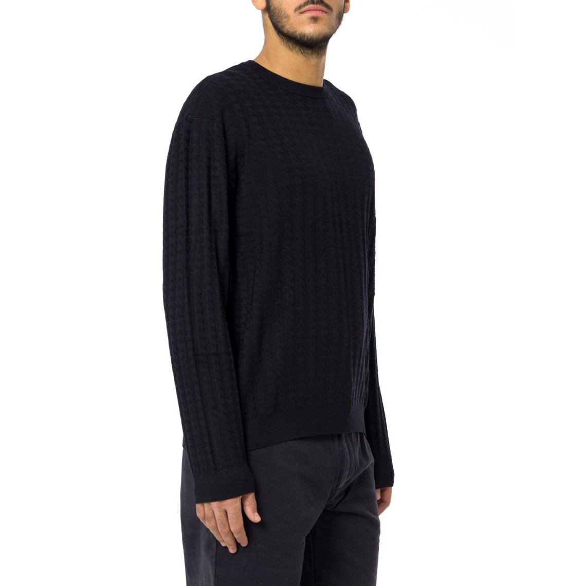 Pullover girocollo in viscosa Armani Exchange
