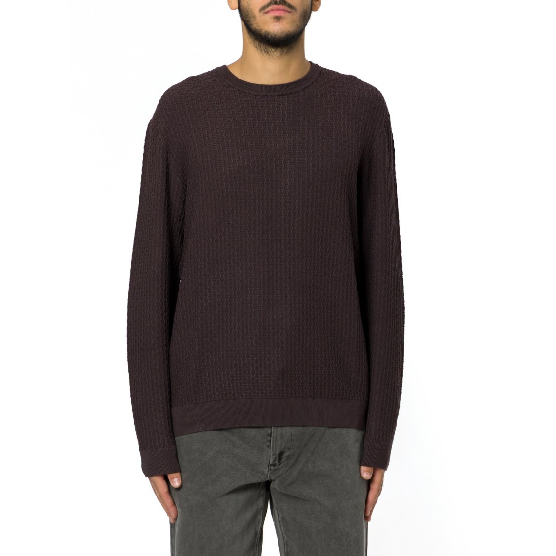 Pullover girocllo in viscosa Armani Exchange