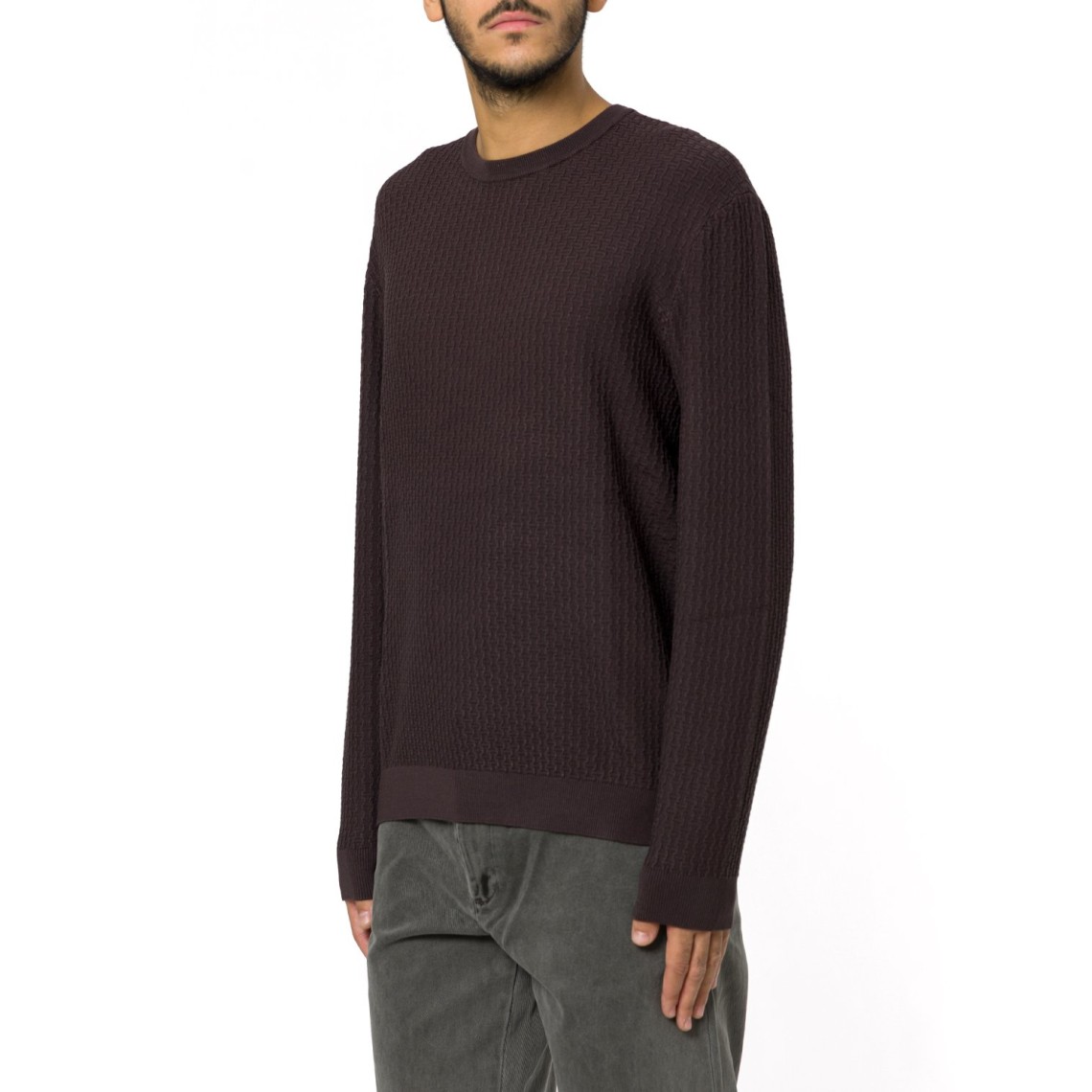 Pullover girocllo in viscosa Armani Exchange