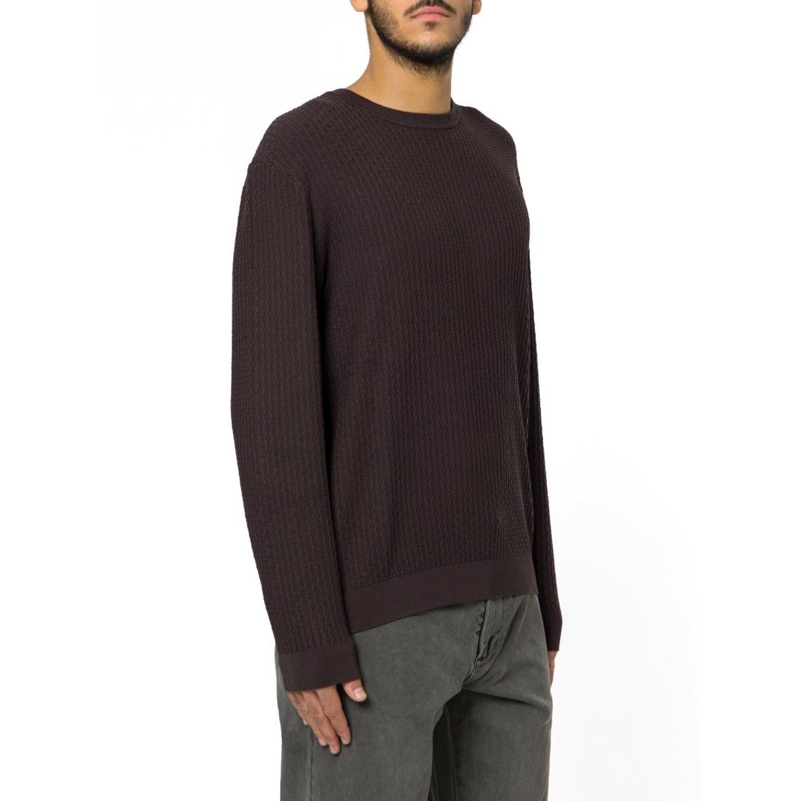 Pullover girocllo in viscosa Armani Exchange