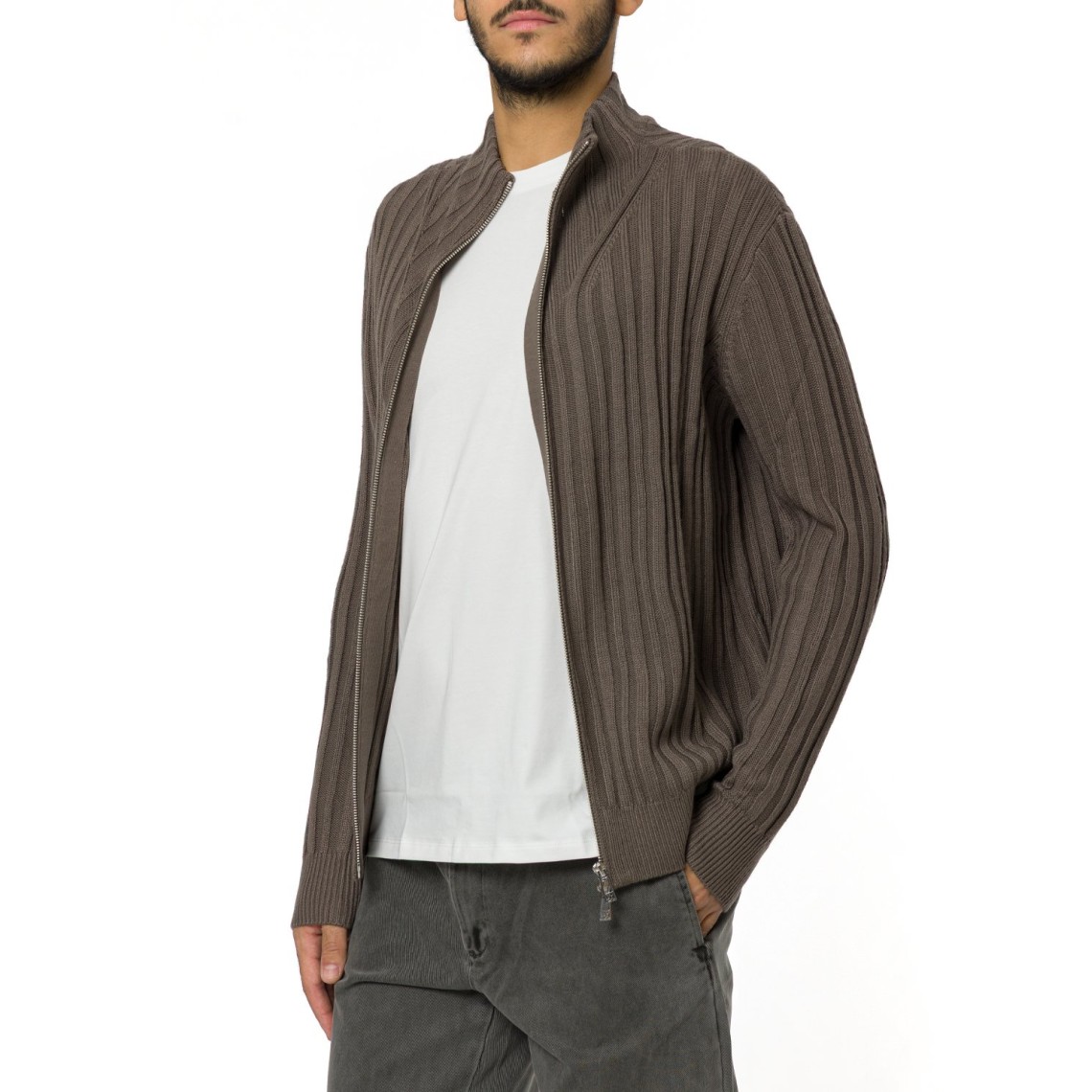 Cardigan a coste Armani Exchange