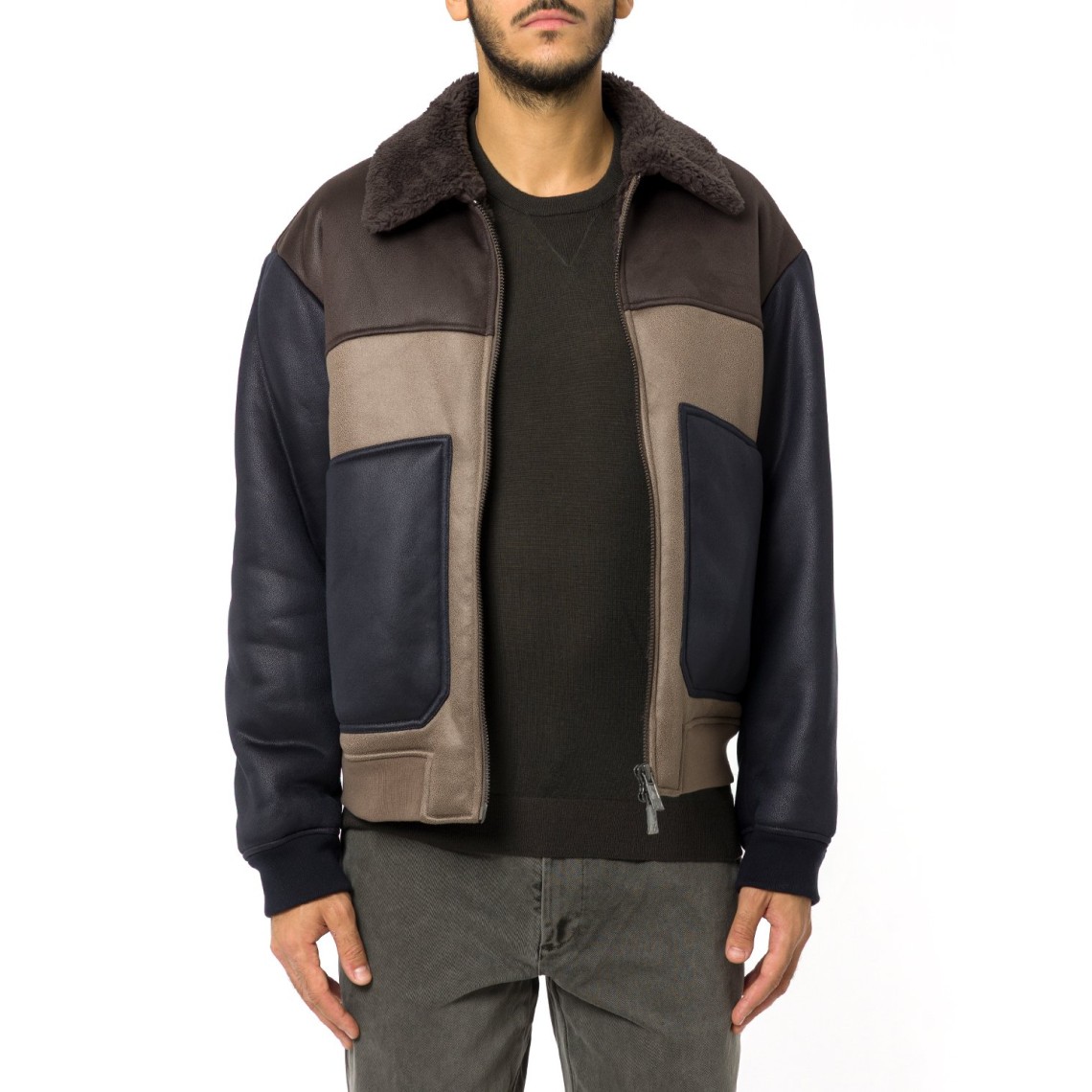 Giacca Blouson in tessuto elasticizzato Armani Exchange