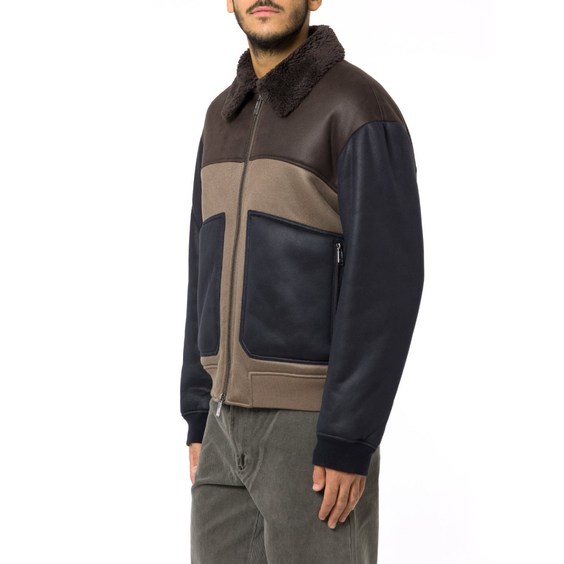 Giacca Blouson in tessuto elasticizzato Armani Exchange