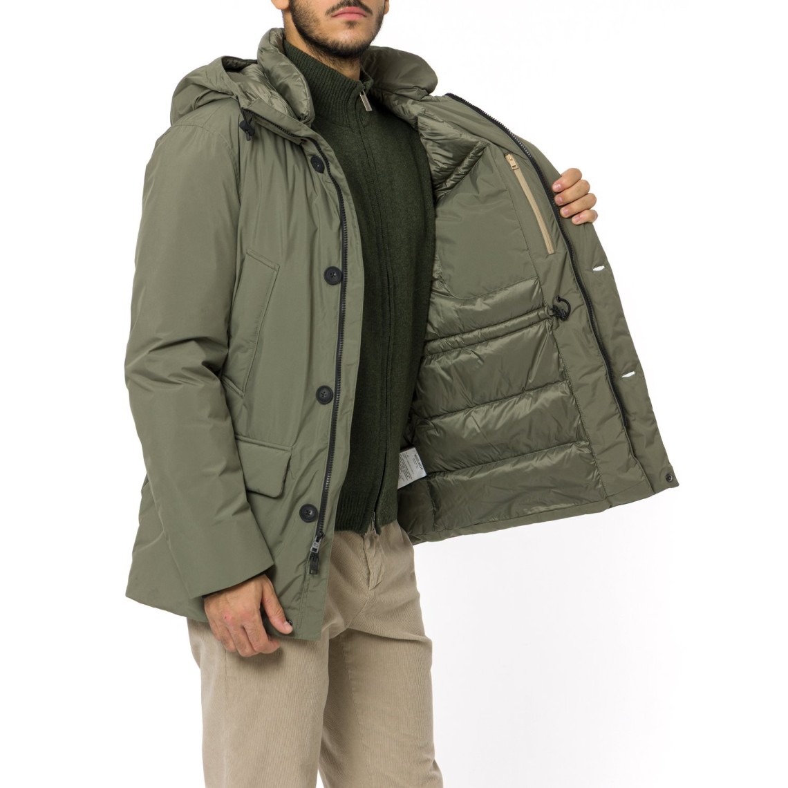Arctic Parka Cloud con cappuccio Woolrich
