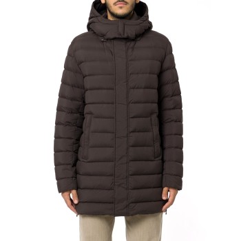 Piumino con spacchi laterali Colmar