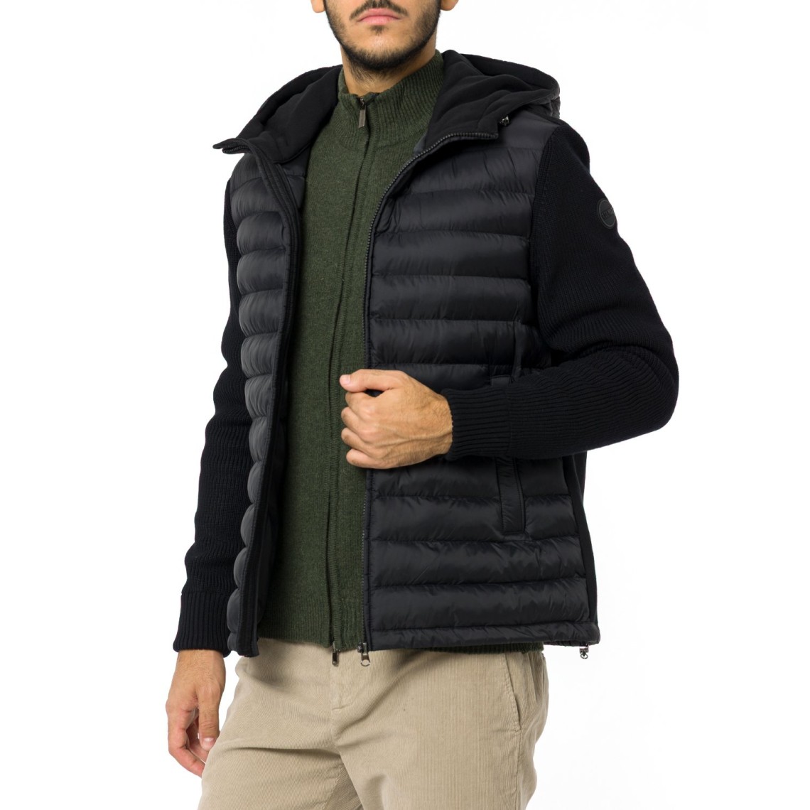 Giacca ibrida con cappuccio Colmar