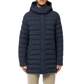 Piumino con spacchi laterali Colmar