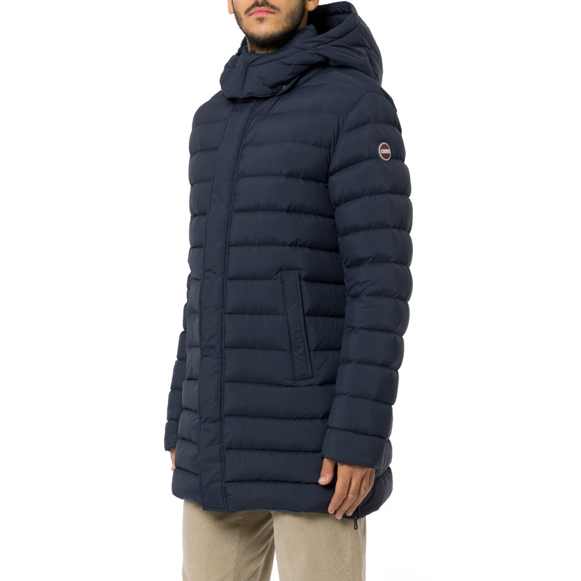 Piumino con spacchi laterali Colmar