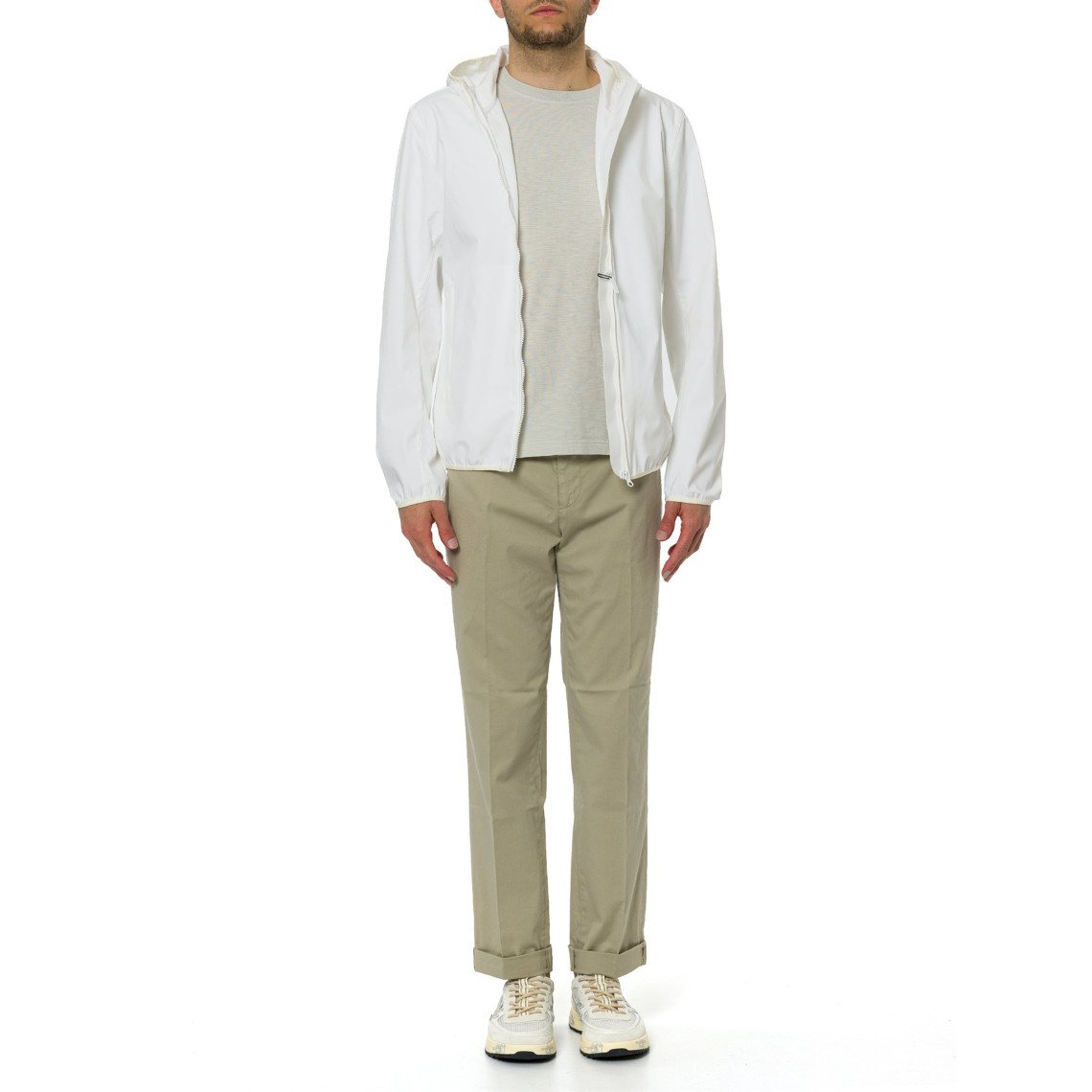 Giacca in softshell con cappuccio Colmar