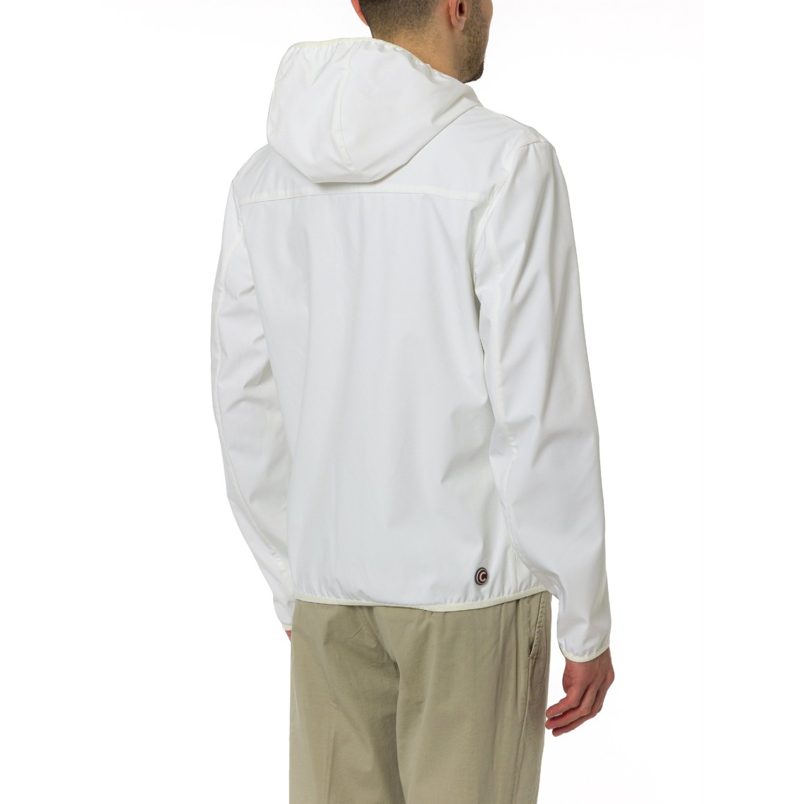Giacca in softshell con cappuccio Colmar