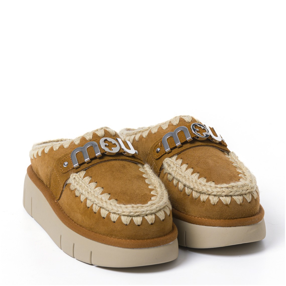 Bounce clog metal logo Mou