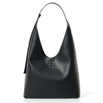 Borsa Hobo grande con logo Elisabetta Franchi