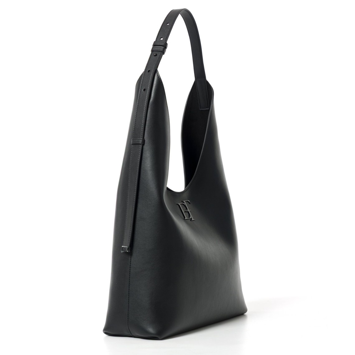 Borsa Hobo grande con logo Elisabetta Franchi