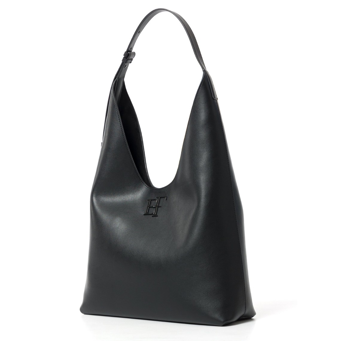 Borsa Hobo grande con logo Elisabetta Franchi