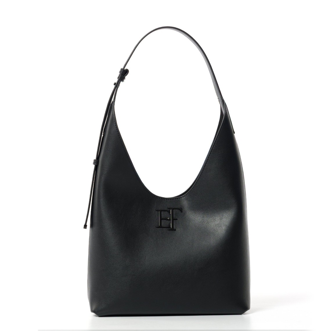 Borsa Hobo media con logo Elisabetta Franchi