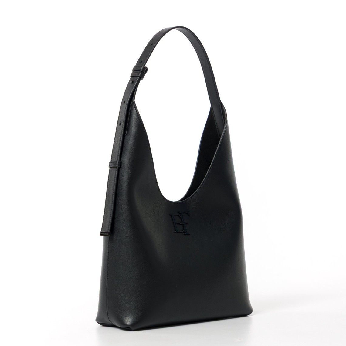 Borsa Hobo media con logo Elisabetta Franchi