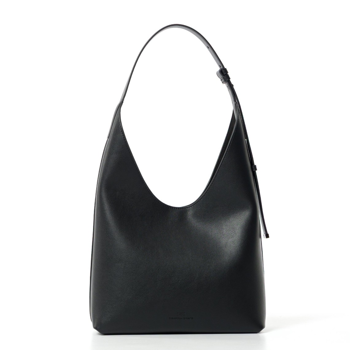 Borsa Hobo media con logo Elisabetta Franchi