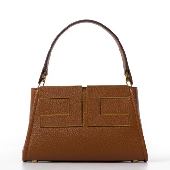 Borsa a mano con logo Elisabetta Franchi