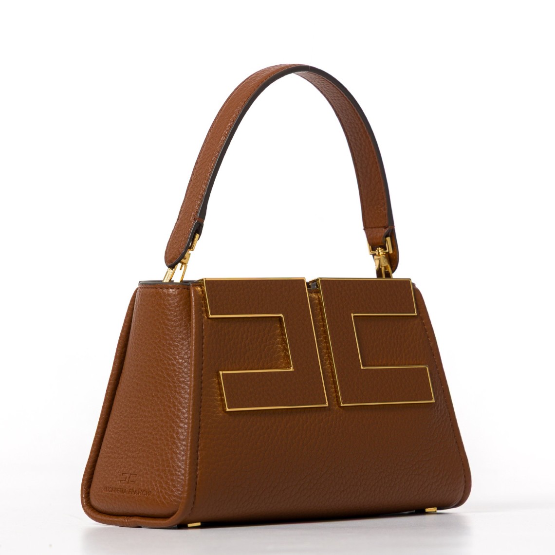 Borsa a mano con logo Elisabetta Franchi