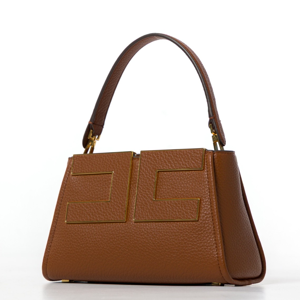 Borsa a mano con logo Elisabetta Franchi