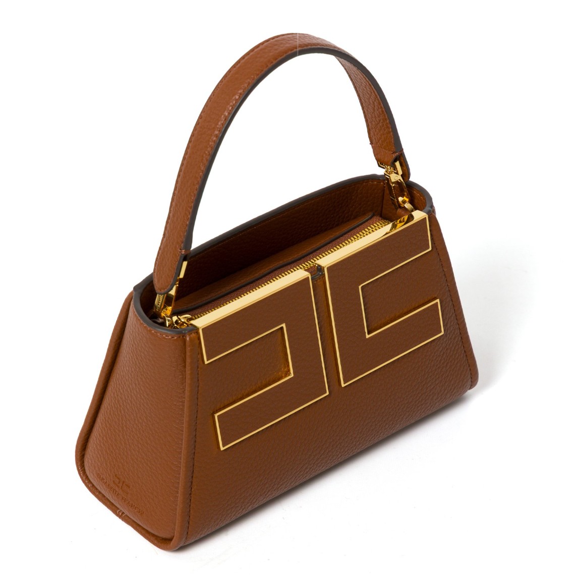 Borsa a mano con logo Elisabetta Franchi
