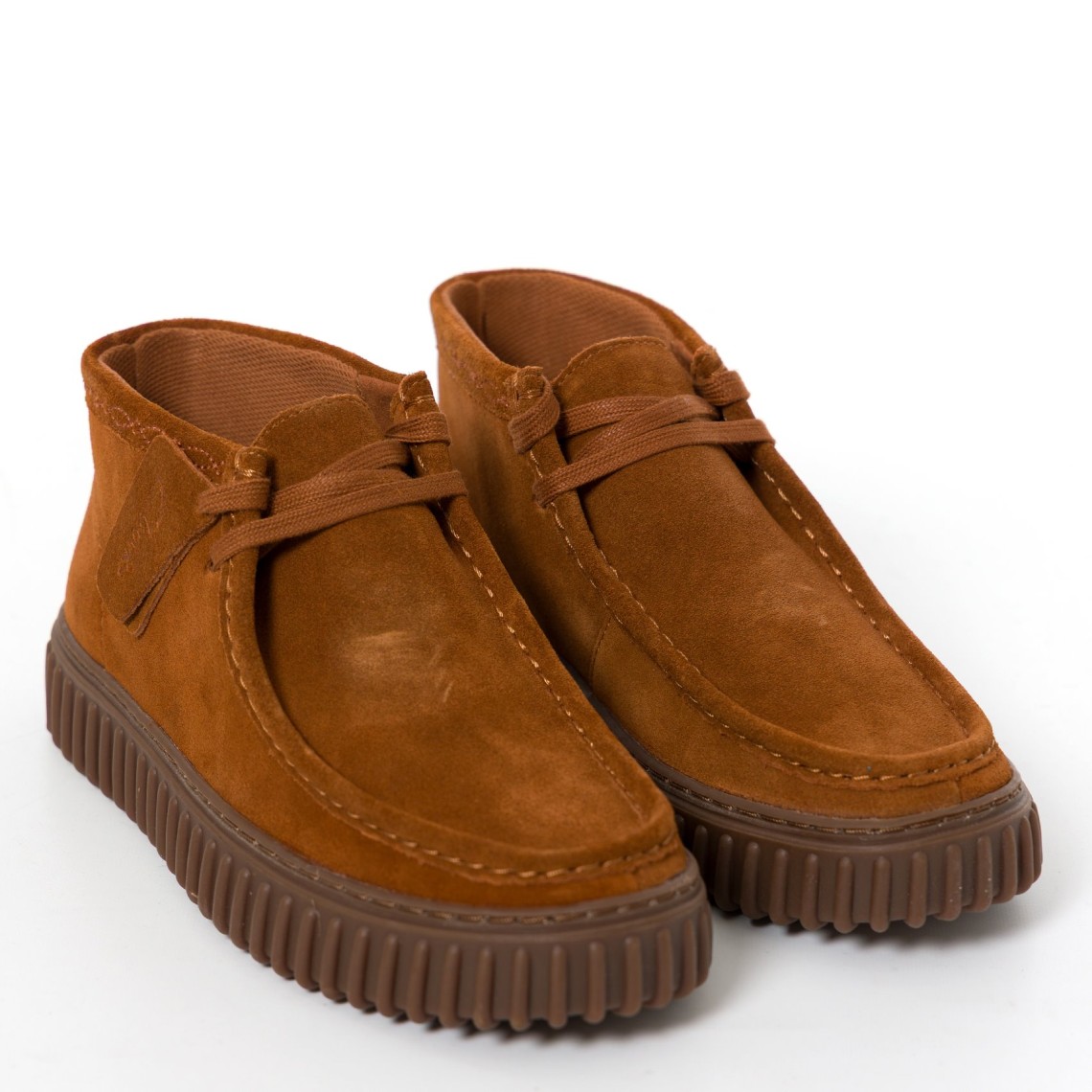 Polacchini in pelle scamosciata Torhill Hi Clarks