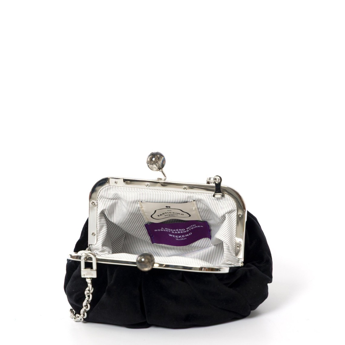 Pasticcino Bag small Wkagiochi in velluto di cotone Weekend Max Mara
