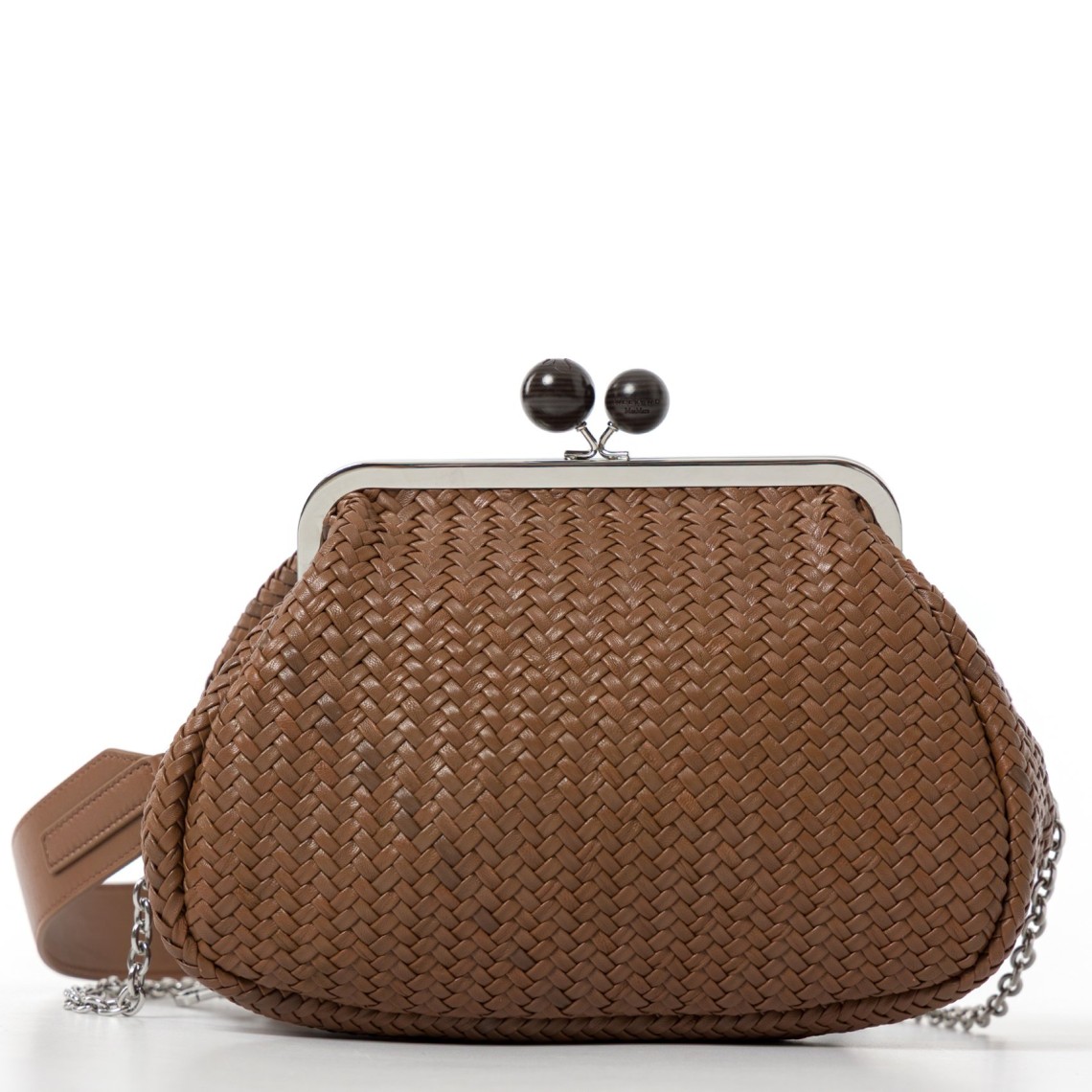 Pasticcino Bag medium in pelle intrecciata Wkaere Weekend Max Mara