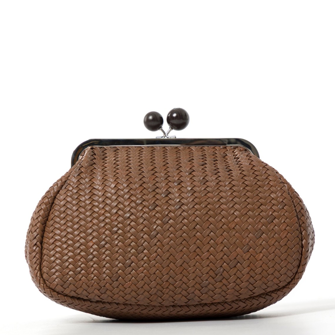 Pasticcino Bag medium in pelle intrecciata Wkaere Weekend Max Mara