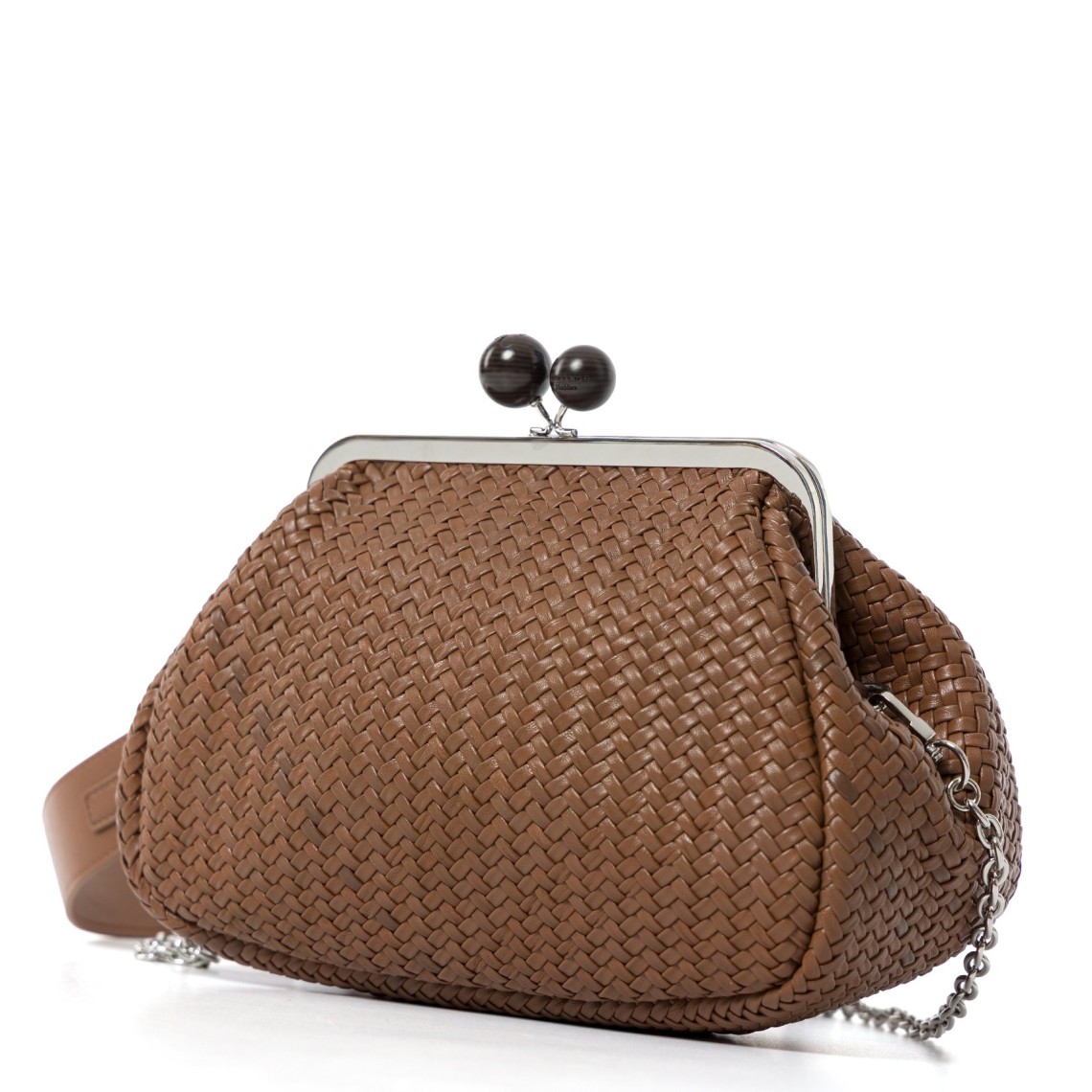 Pasticcino Bag medium in pelle intrecciata Wkaere Weekend Max Mara