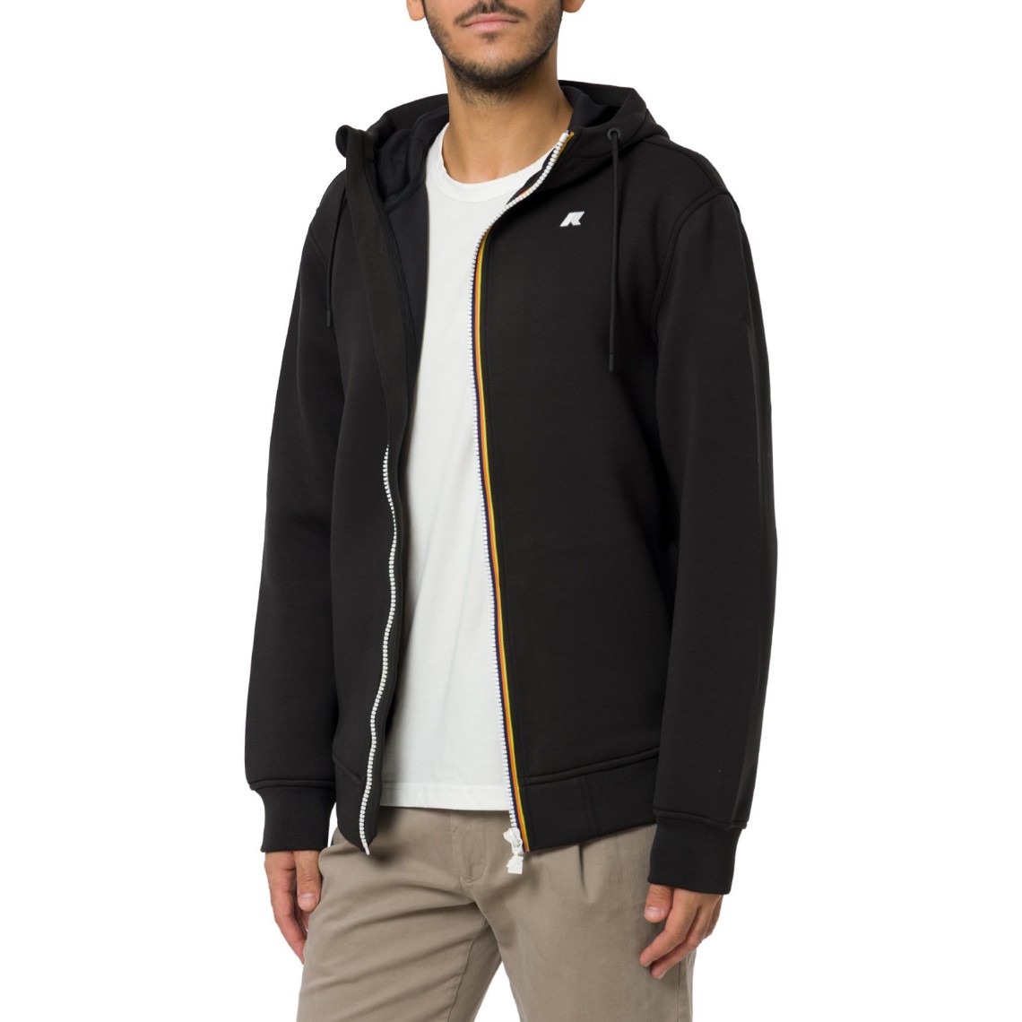 Felpa con zip e cappuccio Rainer Spacer K-Way