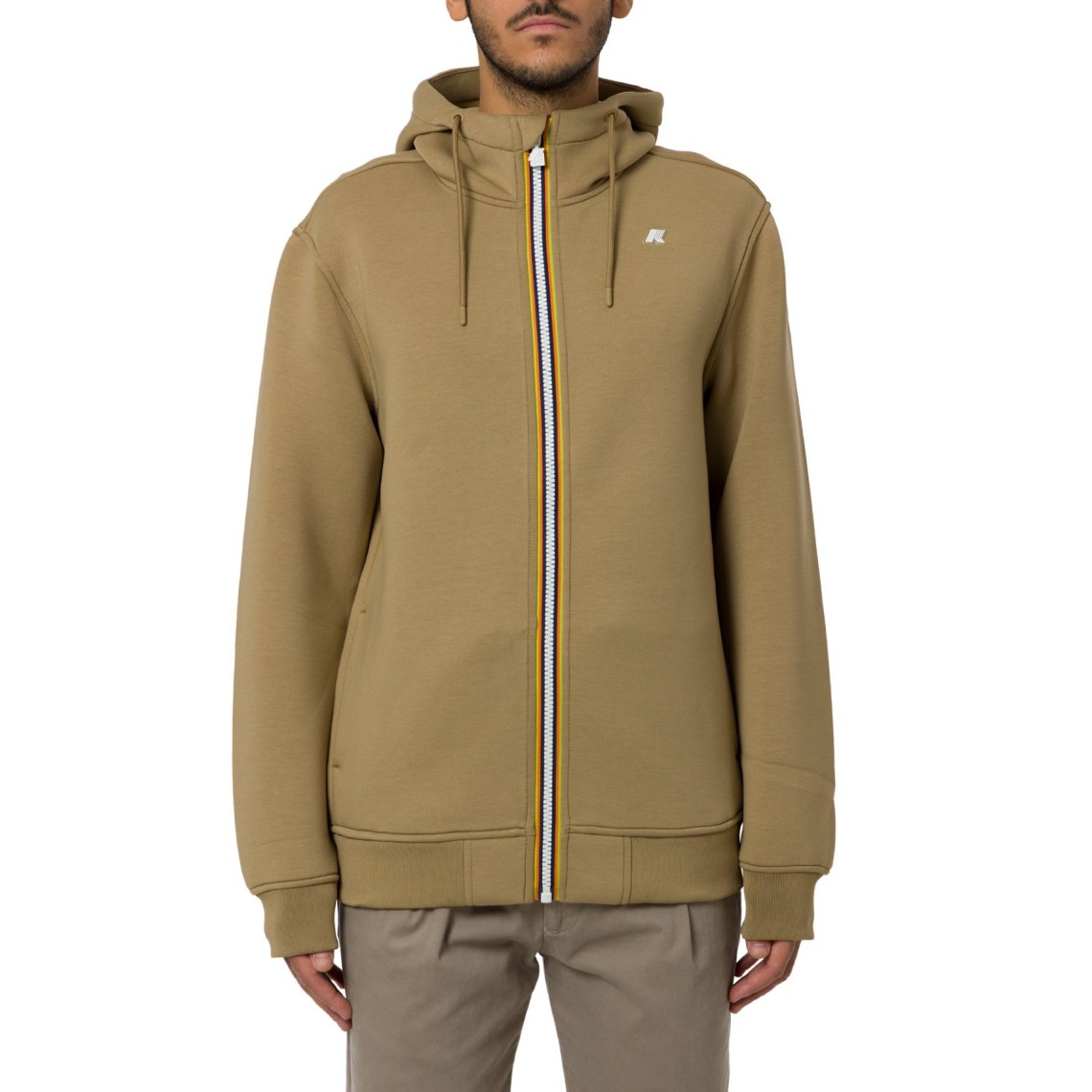 Felpa con zip e cappuccio Rainer Spacer K-Way