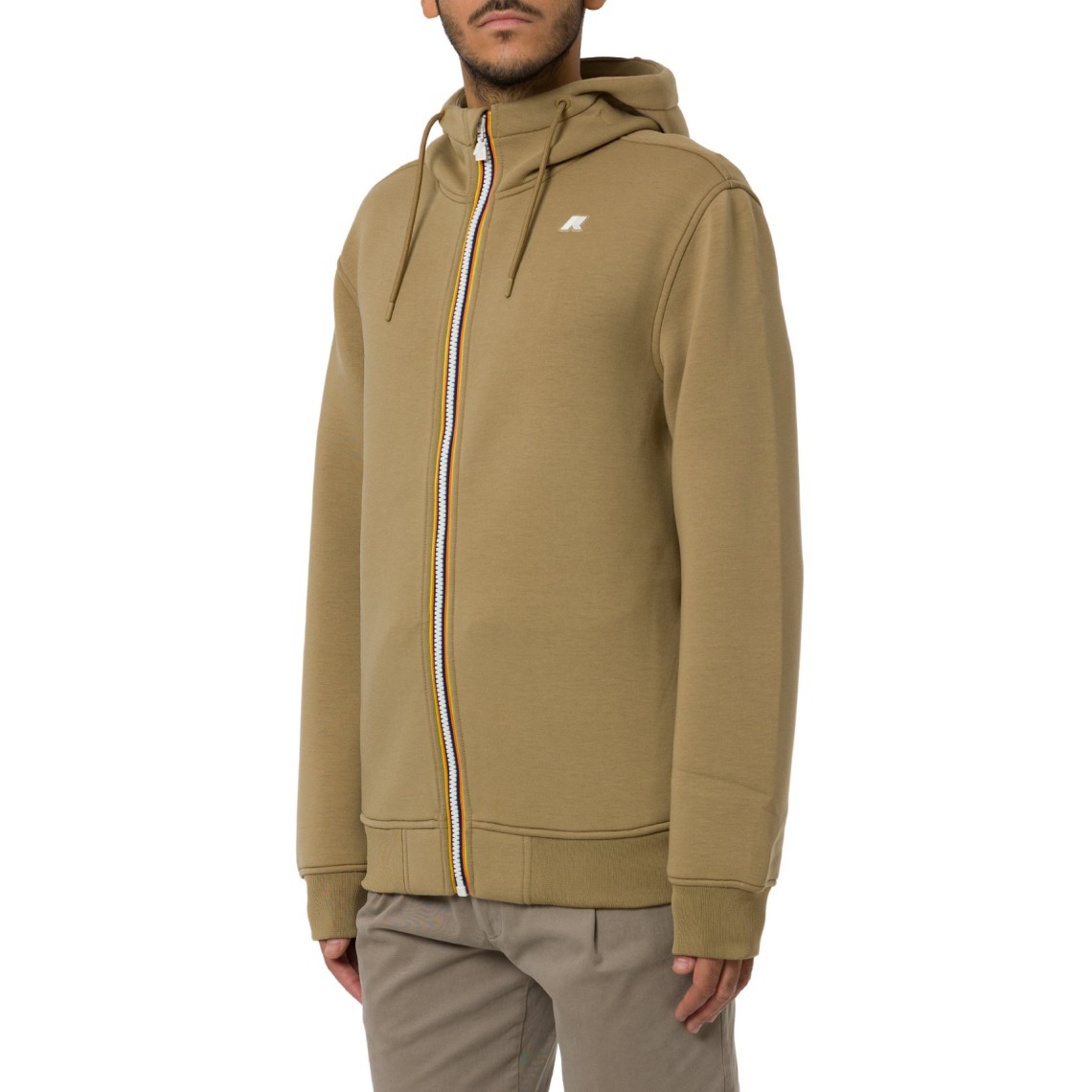 Felpa con zip e cappuccio Rainer Spacer K-Way