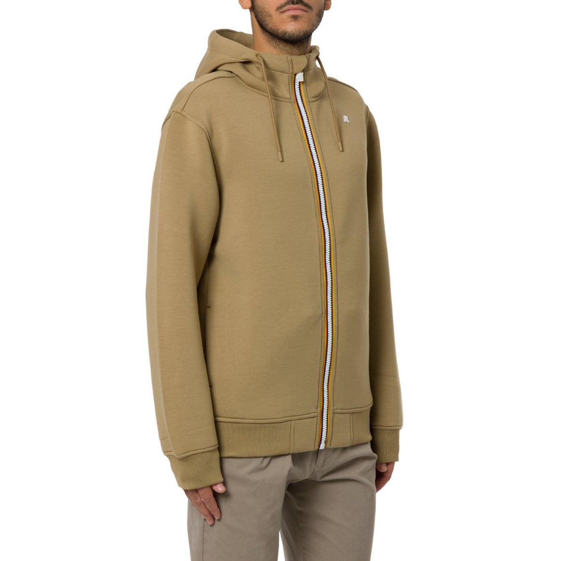 Felpa con zip e cappuccio Rainer Spacer K-Way
