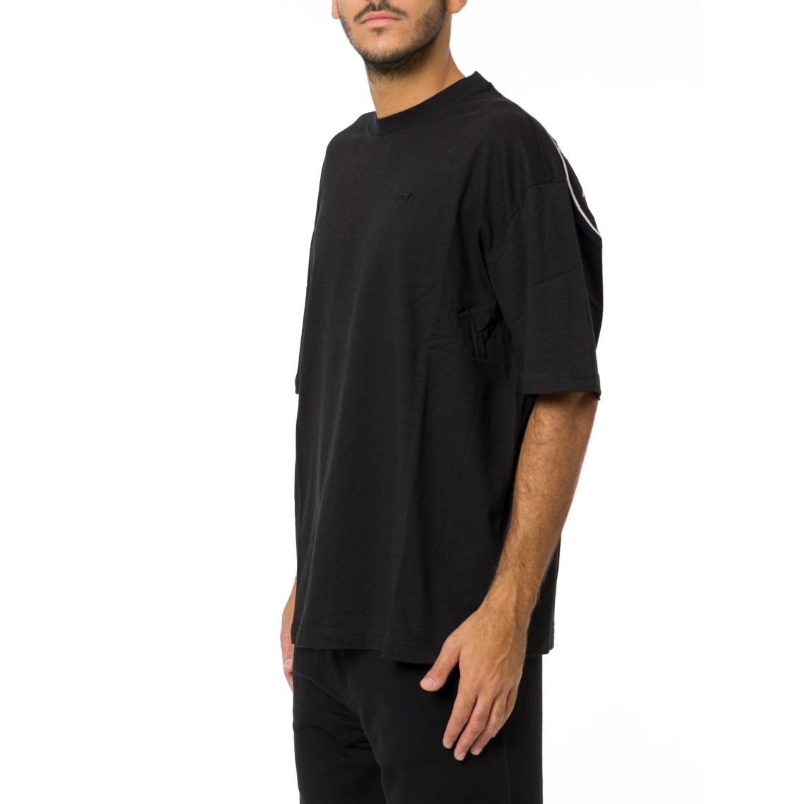 T-shirt con maxi-ricamo oval D Diesel