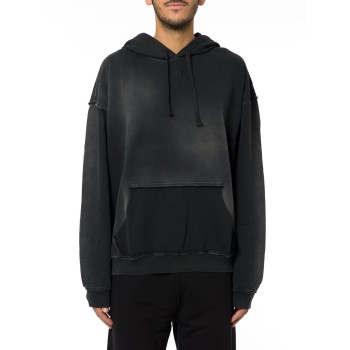 Hoodie in cotone faded Diesel
