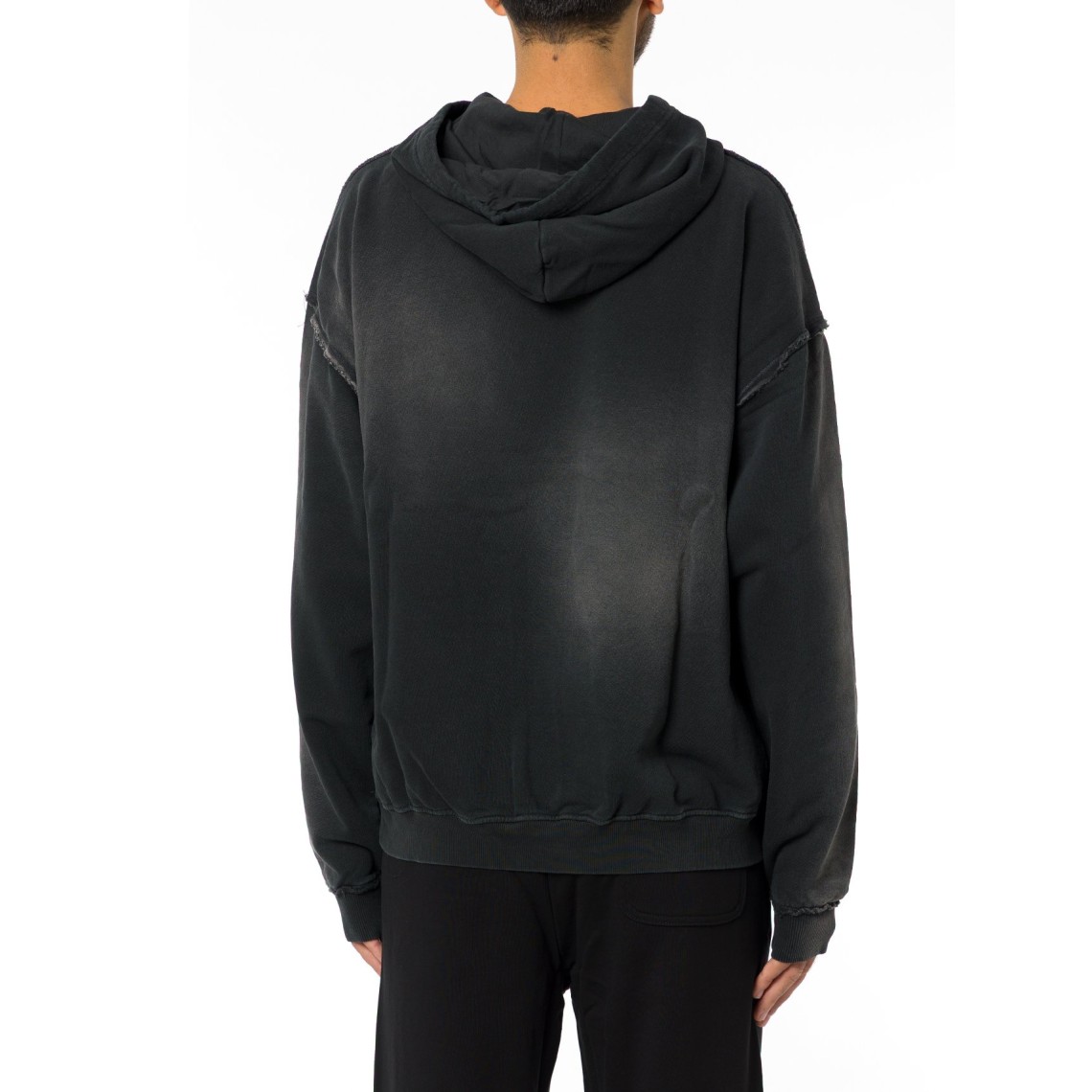 Hoodie in cotone faded Diesel