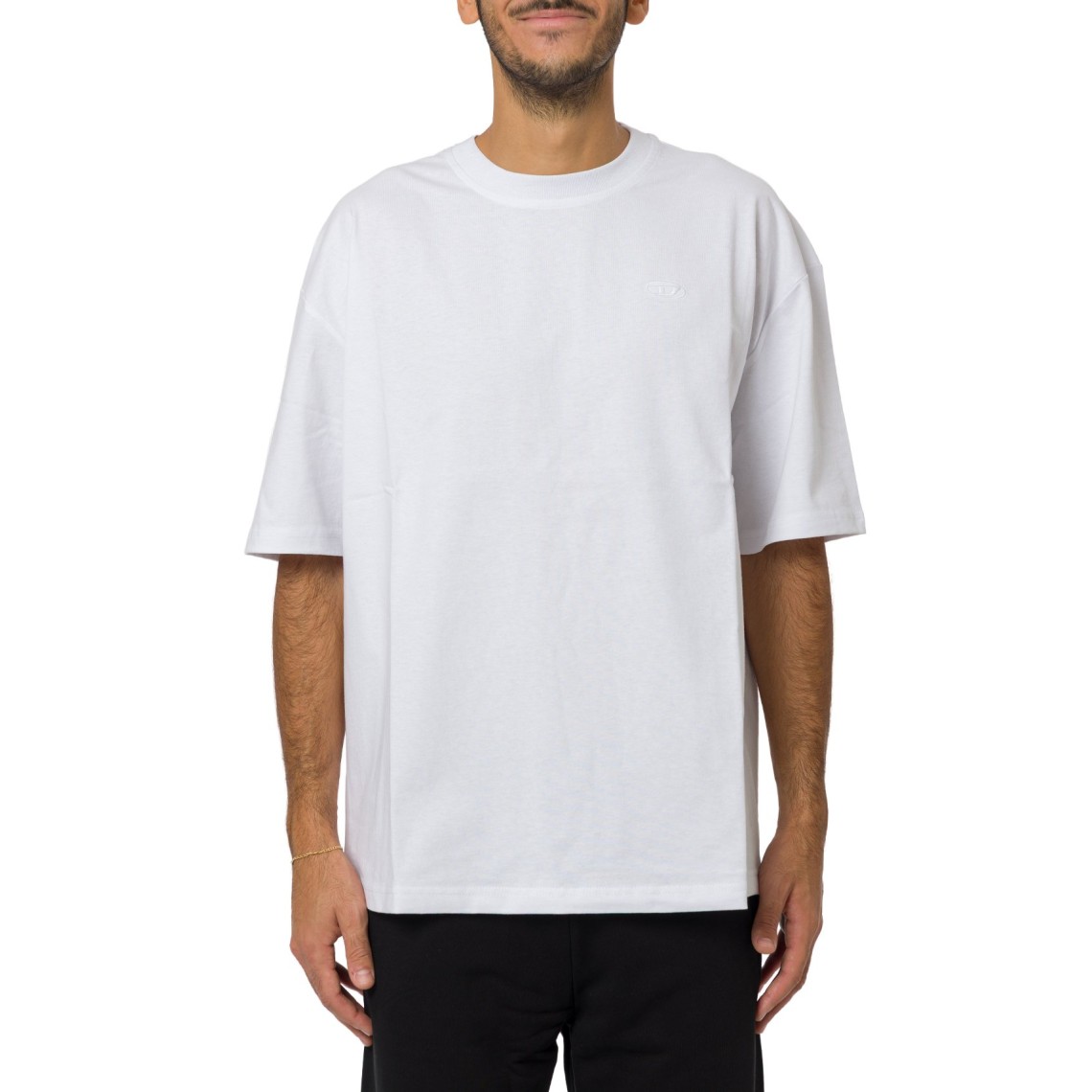 T-shirt con maxi-ricamo oval D Diesel