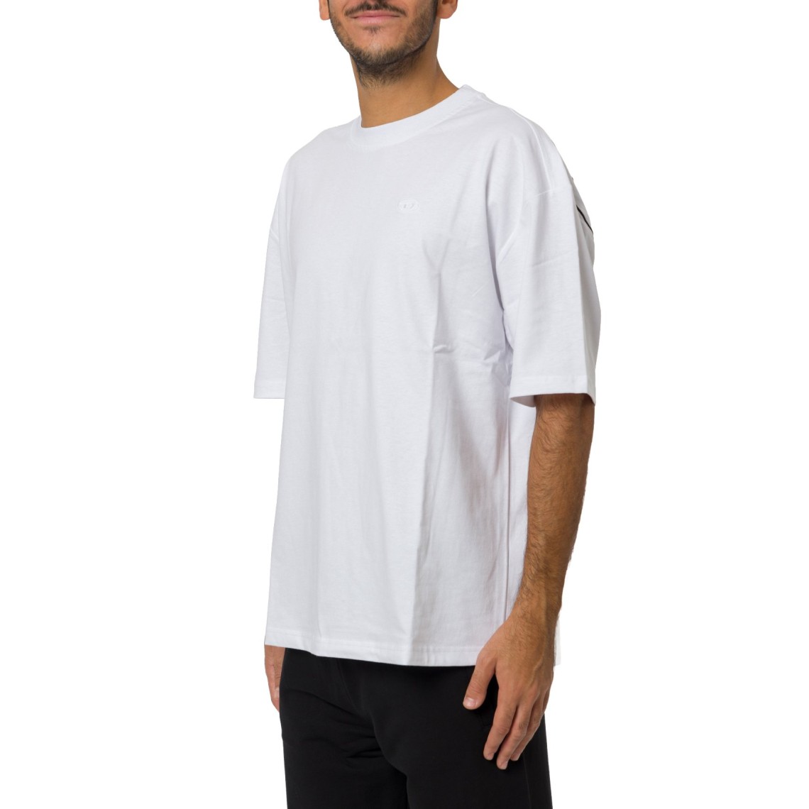 T-shirt con maxi-ricamo oval D Diesel