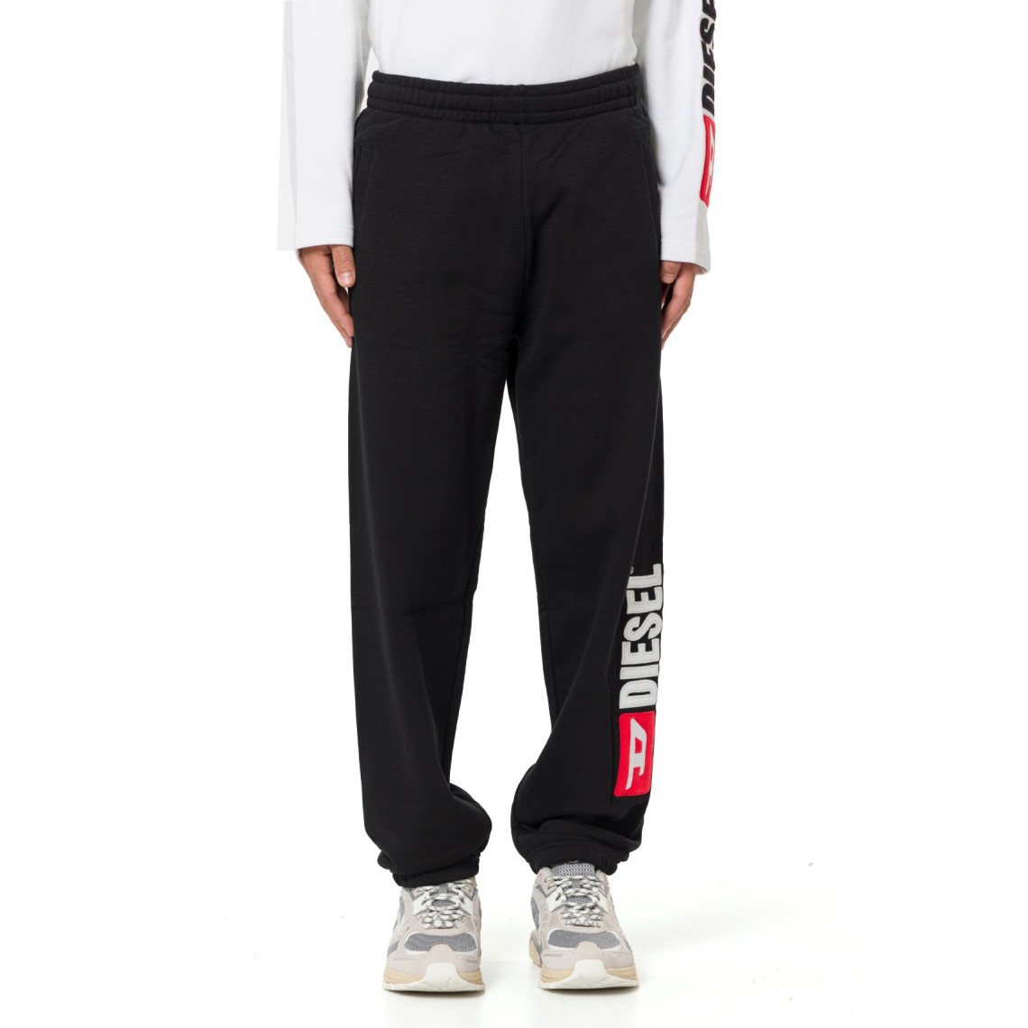 Pantaloni tuta con patch Diesel