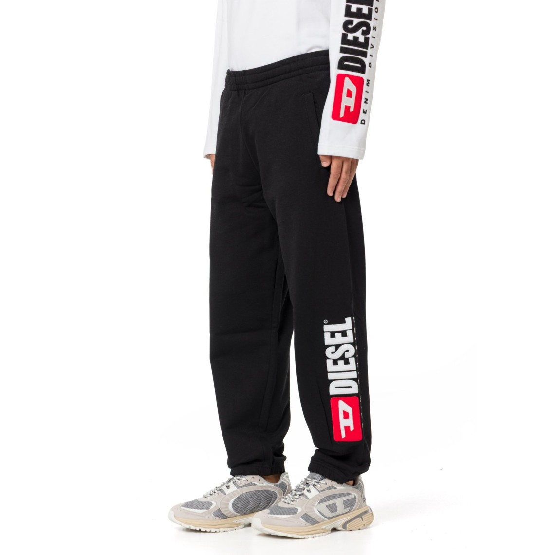 Pantaloni tuta con patch Diesel